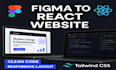 convert figma to react with tailwind CSS