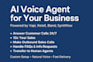 make ai voice agent using vapi, bland, synthflow, retell