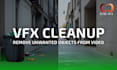 remove unwanted objects from video with vfx cleanup