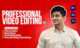 professional edit video ad, or brand video