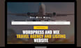 build dynamic travel agency wordpress website travel agency website wix website