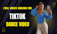 create expert tiktok dance video fire dance afrobeat group for your music