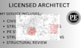 licensed architect, structural engineering pe stamp in washington illinois ny