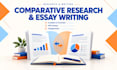 write comparison paper, compare and contrast research, apa essay, assignment