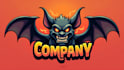 do awesome angry bat head monster mascot logo design