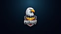 do awesome eagle head with shield mascot logo design