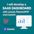 develop a saas dashboard with laravel, filamentphp