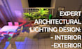 do architectural exterior and interior lighting design