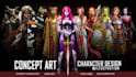 create dnd character design, concept art and illustration
