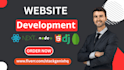 build website as full stack using HTML CSS javascript react express  and frame