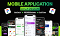 do mobile app UI UX design, figma UI UX app design
