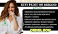 setup etsy print on demand, etsy seo, print on demand, etsy pod, etsy printify