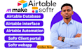 be airtable softr expert airtable database client portal, automation integration