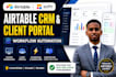 be airtable softr expert airtable database client portal, automation integration