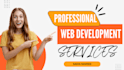 create full stack website as front end html css responsive web developer