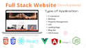 do full stack website development as full stack developer, mern stack dev