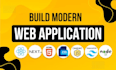 build modern web applications using reactjs, nextjs, tailwind CSS