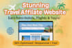 setup a travel affiliate website, an affiliate sales funnel