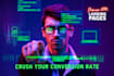 create custom HTML landing pages and website