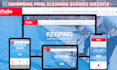 pool cleaning website swimming pool website pool renovation construction website