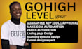 gohighlevel landing page make com zapier automation made a2p 10dlc registration