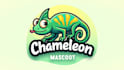 make eye catching chameleon mascot logo with express delivery