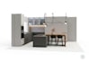 design your kitchen interior, including a floor plan and photorealistic r