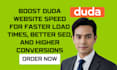 do duda website speed optimization boost load times and improve UX to covert