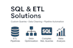 do powerful sql queries, data cleaning, sql database management