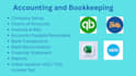 do bookkeeping, accounts payable, bank reconciliation
