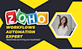do zoho workflows,zoho automation,zoho integration, zoho