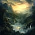 paint detailed, fantasy landscape, character art