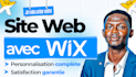 créer votre site web professionnel avec wix