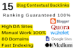 make article submission contextual backlinks