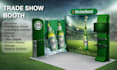 design trade show booth, backdrop and exhibition booth