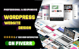 build a professional and responsive wordpress website
