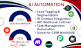 lead segmentation ai chatbot API webhook task automation ai agent n8n mcp, zaps