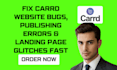 fix publishing issues changes not reflecting builder glitches carrd website