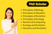 assist in principles of biology genetics ecology evolution numerical computing