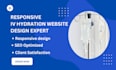 design a professional iv hydration website redesign iv therapy website