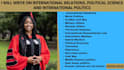 write on international relations, political science and international politics