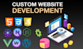 design and develop a complete custom website