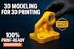 design professional 3d models for 3d printing