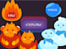 create custom rive animation, 2d characters and UI elements
