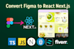 convert figma to nextjs using tailwindcss