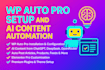 install wp auto pro to automate your site using ai