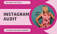 audit your instagram feed
