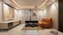 do living room interior design and render