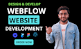 be your webflow developer, webflow expert, figma to webflow, webflow cms website