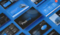 do powerpoint presentation, investors pitch deck with goggle slide